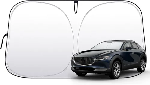 Vista 84 de Sombrilla Parasol para Parabrisas para Mazda 3 2014-2026, Parasol Plegable para Coche para Ventana Delantera, Visera Protectora Solar Altamente