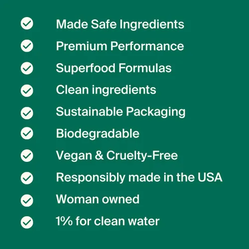 Vista 3 de umanos Superfood Gel de baño, limpiador corporal nutritivo a base de plantas, bueno para pieles sensibles. Sin sulfato, fragancia natural, 10 onzas