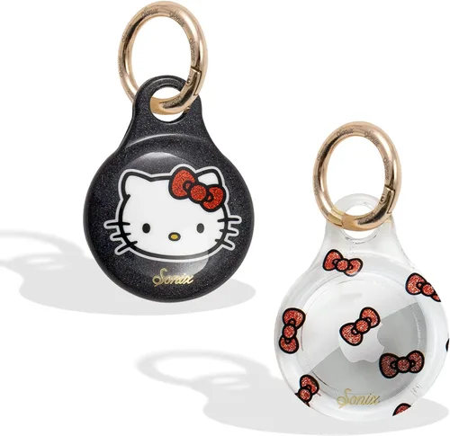 Vista 8 de Sonix x Sanrio - Fundas para Apple AirTags con llavero (Care Bears + Hello Kitty & Friends)