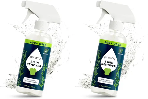 Vista 8 de Puracy Quitamanchas, limpiador natural de manchas para viajes y lavandería para ropa, artículos esenciales para bebés, manchas de niños, limpiador