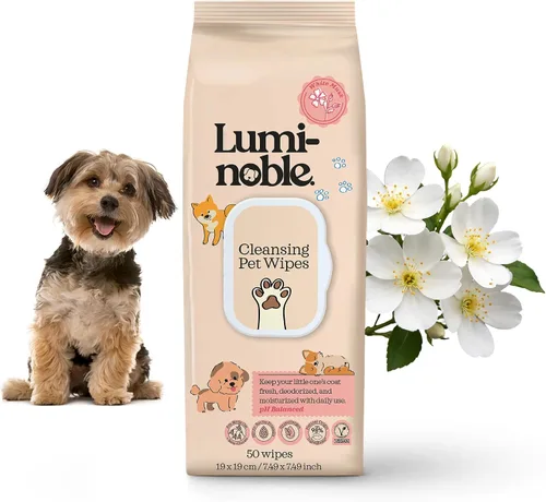 Vista 9 de LUMI-NOBLE. Toallitas para mascotas para perros y gatos, toallitas