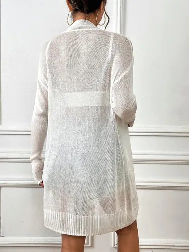 Vista 2 de SOLY HUX Women's Open Front Long Sleeve Cardigan Sweater Tops with Pockets