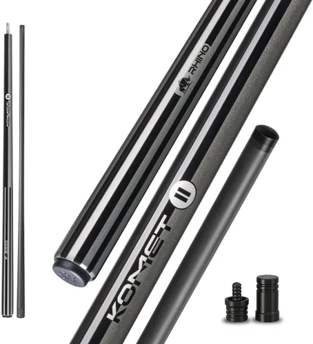 Vista 10 de RHINO KOMET II Carbon Fiber Break Cue Komet II - Negro y Azul