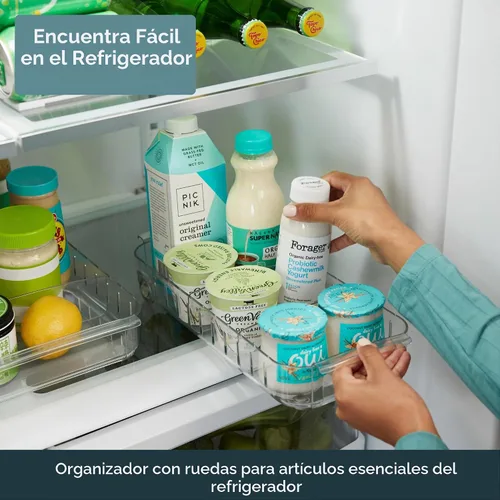 Vista 2 de YouCopia Organizador Enrollable para Refrigerador, 6" de Ancho