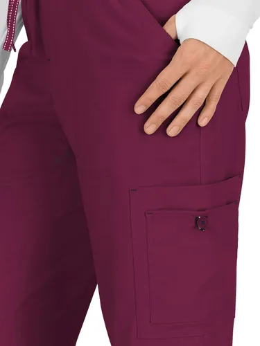 Vista 3 de KOI Basics - pantalón médico de cintura baja y cómodo para mujer
