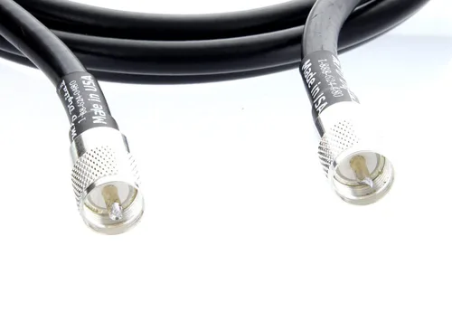 Vista 2 de MPD Digital I LMR400UF Times - Cable coaxial de microondas I UHF PL259 macho a UHF PL259 conector macho I de baja pérdida I CB radio, WiFi de punto
