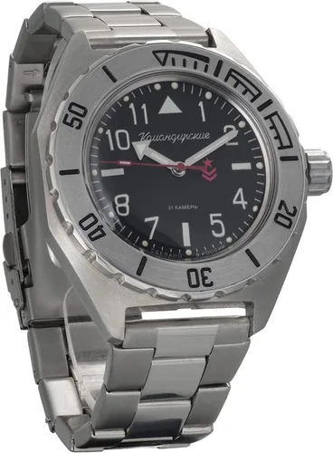 Vista 2 de Vostok Komandirskie Reloj de pulsera militar ruso automático para hombre WR 6562ft 650540