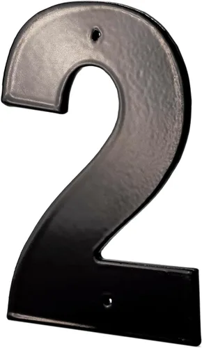 Vista 15 de Montague Metal Products - Números de casa individuales, escritos en letra Helvetica