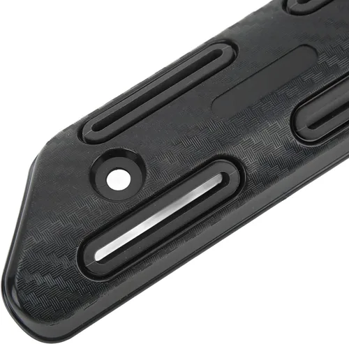 Vista 8 de Fdit Calor de tubería, protector térmico universal para scooters para motocicletas (negro)