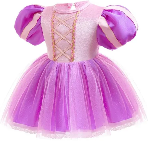 Vista 47 de Dressy Daisy Disfraz de princesa para bebé, disfraz de tutú de tul para cumpleaños, Halloween, traje con diadema