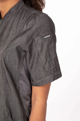 Vista 6 de Chef Works Chelsea Chef Coat para mujer