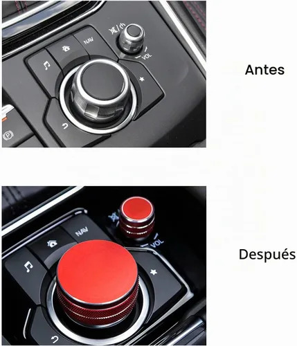 Vista 3 de Cubierta de perilla para panel de engranajes deportivos Mazda CX-5
