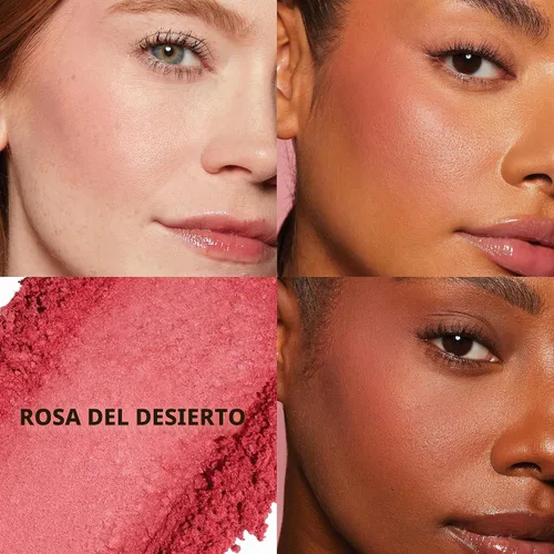 Vista 7 de LAWLESS Make Me Blush - Rubor de terciopelo sin talco para mujer, rosa de postre, 0.18 onzas Rosa (Dessert Rose)