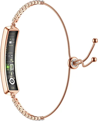 Vista 2 de Pulsera inteligente para mujeres/niñas, rastreador de actividad física con monitoreo del sueño, rastreador de pasos, frecuencia cardíaca, oxígeno