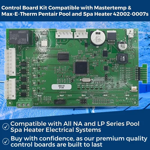 Vista 2 de Swimables Kit de tablero de control compatible con calentador de piscina y spa Mastertemp & Max-E-Therm Pentair 42002-0007s- Compatible con todos