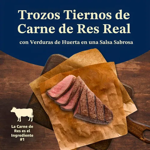 Vista 3 de Blue Buffalo Delectables - Cubrealimentos para perros sin granos de carne