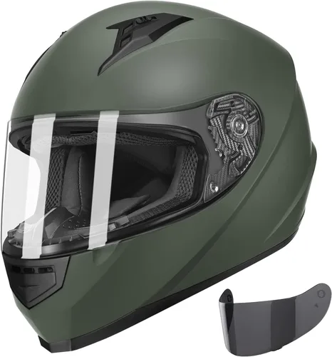 Vista 8 de GLX GX11 - Casco compacto de motocicleta, negro, pequeño, cara completa con visera tintada, aprobado por DOT El arte de la comodidad cómoda