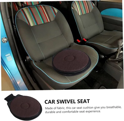 Vista 2 de Homoyoyo Protector de asiento de coche 360 cojín giratorio para asiento de automóvil, cojín giratorio para asiento de automóvil, cojín de asiento