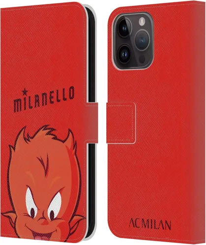 Vista 102 de Head Case Designs Officially Licensed AC Milan Dream Big Children Leather Wallet Case Compatible with Apple iPhone 11
