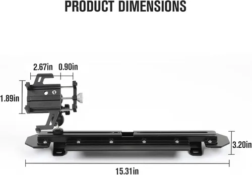 Vista 3 de Jimen Soporte para teléfono celular compatible con Jeep Wrangler JL JLU Gladiator JT 2018-2023
