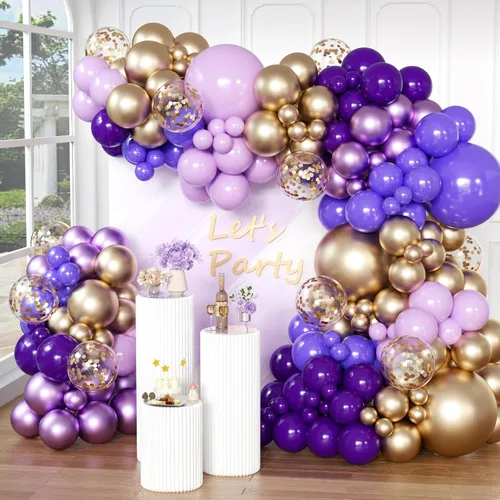 Vista 14 de Kit de guirnalda de arco de globos burdeos, 154 globos burdeos granate negro y dorado para baby shows, boda, novia, despedida de soltera, asistente