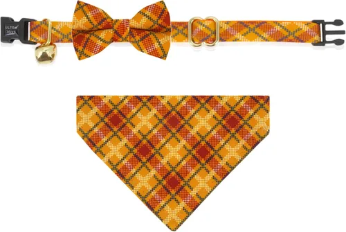 Vista 8 de Ultra Joys Collar de Gato con Campanas - Collar de Gatito Separable con Campana - Collar de Gato Separable para Cumpleaños de Gatos Pequeños Solo