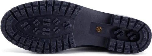 Vista 6 de Alexis Leroy Botas de lluvia cortas impermeables con correa y diseño de hardware