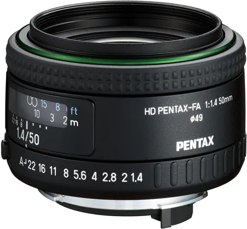 Vista 6 de Pentax HD PENTAX-FA 50mmF1.4, lente de enfoque único, estándar para uso con cámaras SLR digitales K-Mount