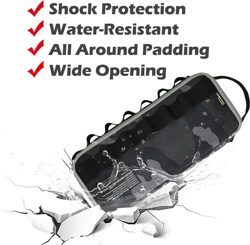 Vista 3 de Rough Enough - Bolsa de herramientas pequeña portátil, organizador EDC con asa