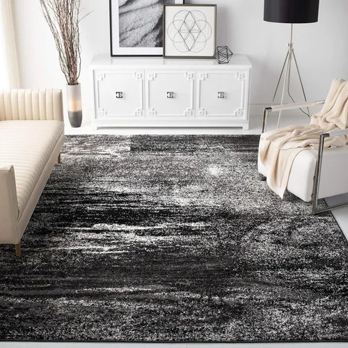 Vista 20 de SAFAVIEH Colección Adirondack Alfombra de Pasillo - 2'1" x 6', Marfil y Salvia, Diseño Abstracto Moderno, No Desprende Pelusa y Fácil Cuidado, Ideal