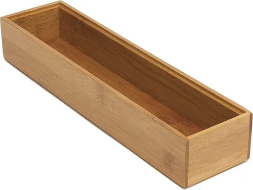 Vista 9 de Lipper International 8180S Caja organizadora de cajones apilables de madera de bambú, 3 x 6 pulgadas, juego de 2