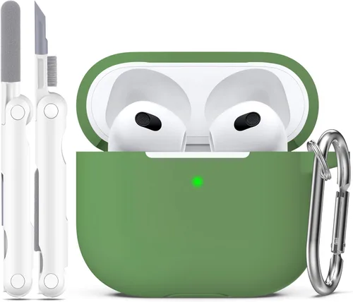 Vista 51 de R-fun for AirPods 2nd/1st Case Silicone Cover, Banana Violet Violeta plátano