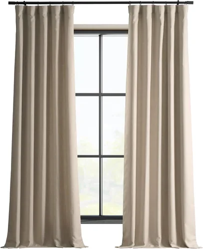 Vista 7 de HPD Half Price Drapes Cortinas italianas de lino sintético de 84 pulgadas de largo, cortinas de oscurecimiento para dormitorio y sala de estar, 50 x