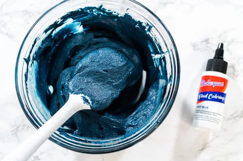 Vista 4 de Bakerpan Colorante alimentario azul marino para hornear, colorante alimentario de gel azul para glaseado real, colorante alimentario de 2 onzas