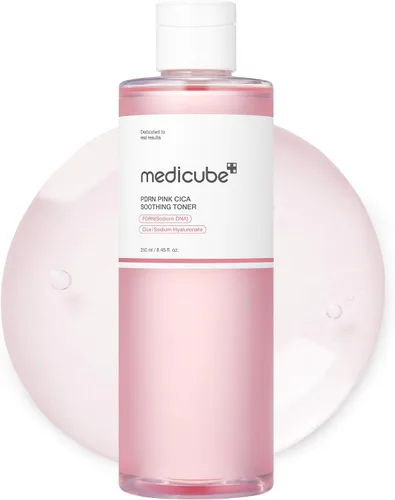 Vista 9 de medicube PDRN Toner Rose PDRN Peptide Toner Tipo ligero y acuoso para estimular la piel, calmante y calmante, tono de piel desigual con rosa