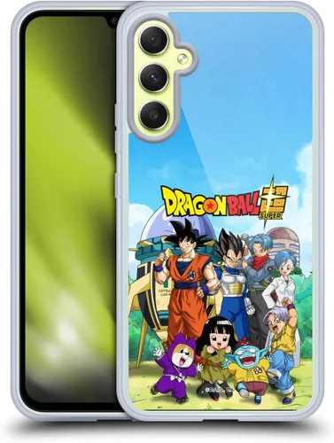 Vista 107 de Head Case Designs Funda de gel con licencia oficial de Dragon Ball Super Group Future Trunks Arc Characters [protección de grado militar] compatible