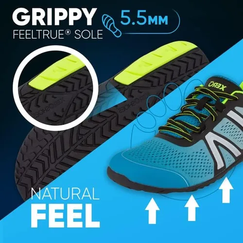 Vista 5 de Xero Shoes HFS - Tenis de fitness para hombre, ligeros, inspirados en la sensación de ir descalzo, minimalistas Tenis Zero Drop