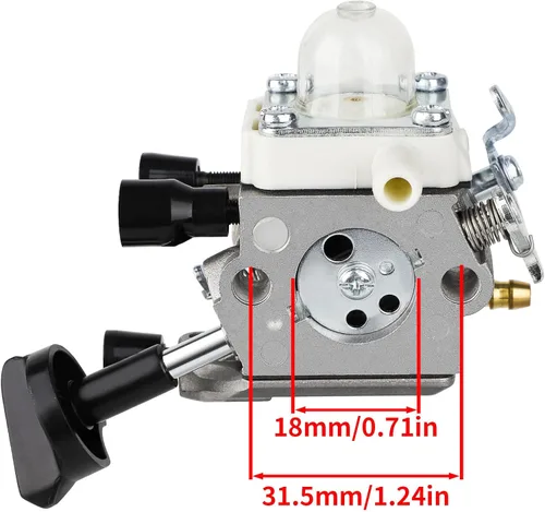 Vista 2 de HUZTL Carburador BG86 para Stihl BG86C SH86 SH86C BG86CE BG86Z BG86CEZ Soplador de hojas Reemplaza C1M-S261B 4241-120-0623 4241-120-0616 con filtro