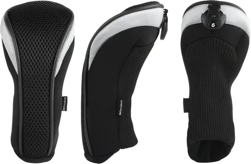 Vista 3 de Andux – Fundas de cabeza de palo de golf híbridos set de 4 con intercambiable Número Etiquetas con Dial No. Etiqueta Tubería de colores todos