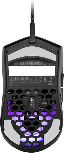 Vista 6 de Cooler Master MM711 RGB-LED - Mouse ligero para juegos con cable de 212oz sensor óptico de 16000 DPI interruptores Omron de 20 millones de clic pies