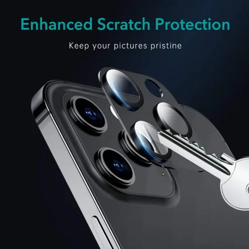 Vista 3 de SaharaCase ZeroDamage FlexiGlass - Protector de lente de cámara HD (2 unidades) para iPhone 12 Pro Max de 6.7 pulgadas (2020), antiarañazos