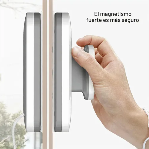 Vista 7 de Limpiador magnético de ventanas de doble cara, mango grande, herramienta de limpieza de ventanas de plástico de alta resistencia para gafas de 3 a