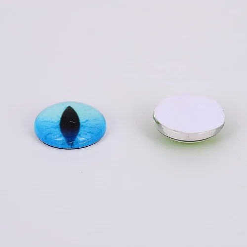 Vista 2 de Cabujón de cristal surtido de ojos de dragón para hacer muñecas de arcilla, esculturas, accesorios para manualidades, hallazgos de bricolaje Ovalado
