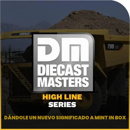 Vista 9 de Camión minero Caterpillar 798 AC 1:50 - Diecast Masters - 85671 - Serie High Line