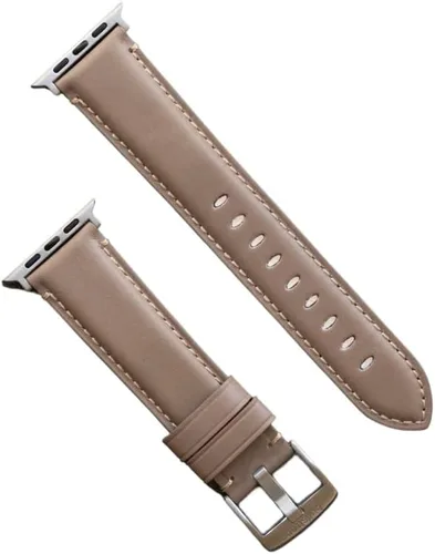 Vista 12 de Bullstrap Correa de reloj de cuero italiano de grano completo para hombre compatible con Apple Watch Series 1-8