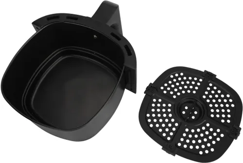 Vista 5 de Freidora de aire de capacidad de 2.2 cuartos de galón, antiadherente, cesta apta para lavavajillas, 1150 W, color negro