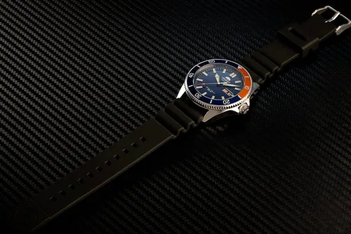 Vista 6 de Orient Reloj Kanno automático con esfera azul RA-AA0916L19B, RA-AA0916L19B