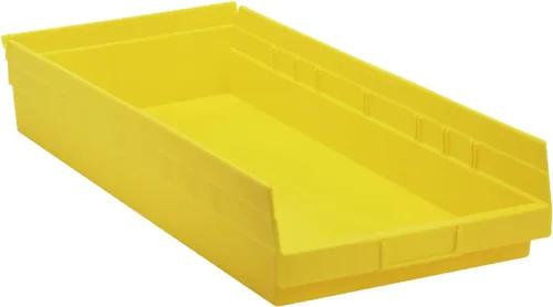 Vista 9 de Quantum qsb116bk Negro Economía Shelf Bin, 23 – 5/8" X 11 – 1/8" x 4" Tamaño (Pack de 6)