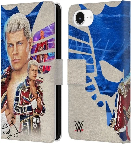 Vista 50 de Head Case Designs Funda con licencia oficial de la WWE American Nightmare Flag Cody Rhodes compatible con Apple iPhone 11