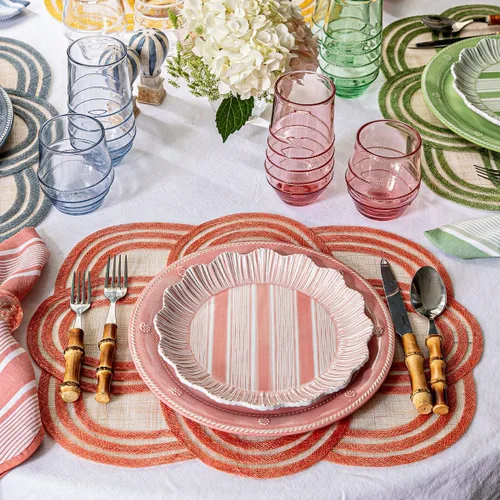 Vista 5 de Juliska Berry & Thread Melamina Plato Plato Set/4 - Coral